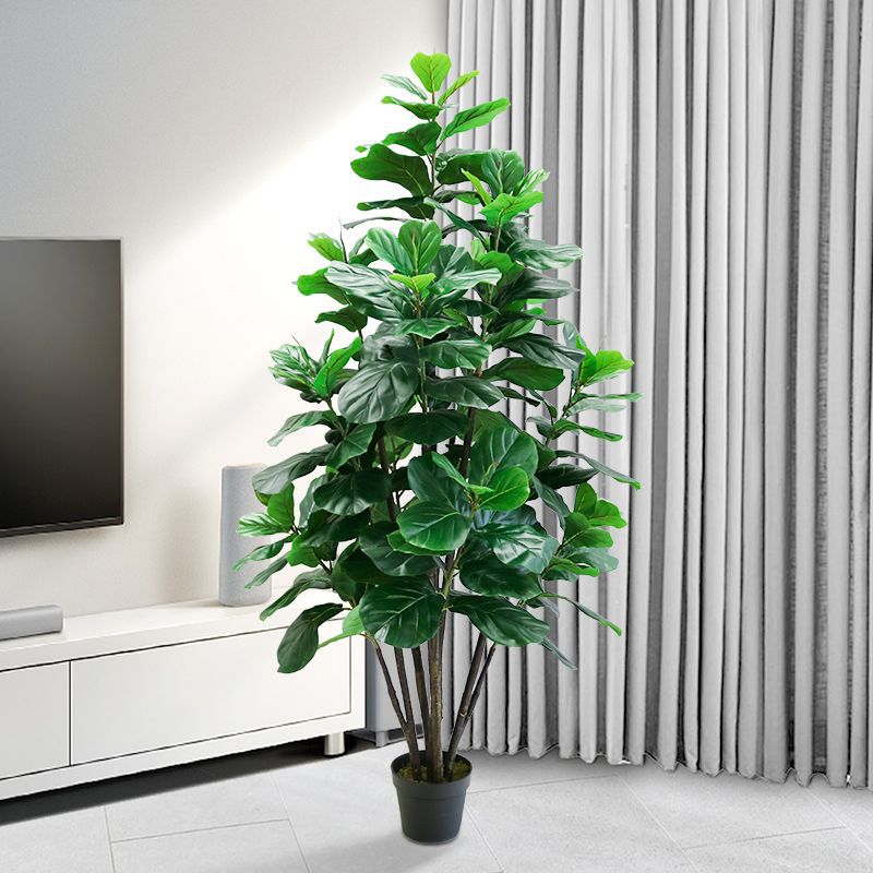 Ficus Lyrata Tree - Grand Ficus Lyrata artificiel tropical de