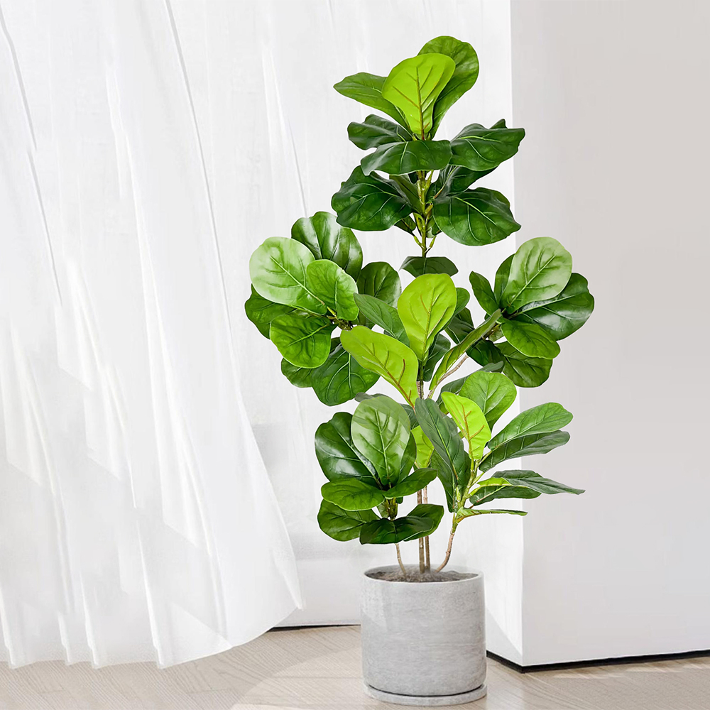 Plantes artificielles de grand - Ficus Lyrata Tree avis et prix