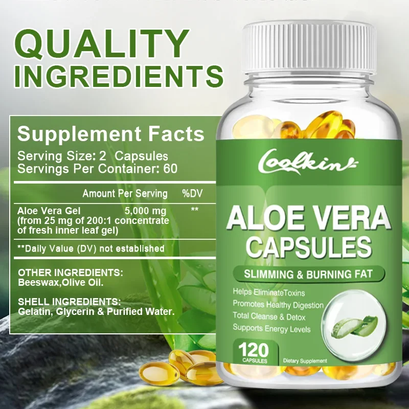 Capsules d'extrait d'aloe vera - Aloe Vera Pot avis et prix