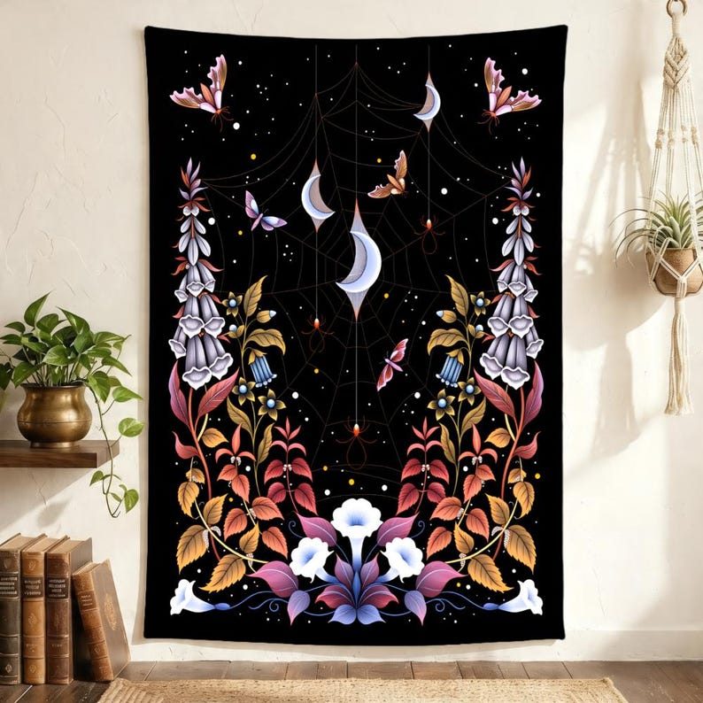 Tapisserie murale toile d'arai - Spider Plant Hanging avis et prix