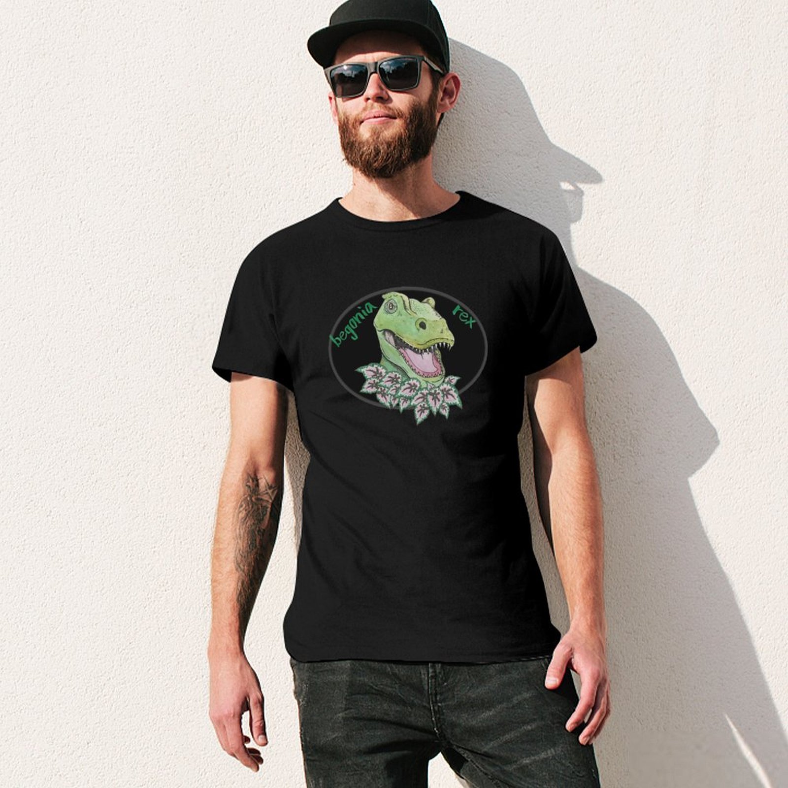 T-shirt décontracté T rex bego - Begonia Rex avis et prix